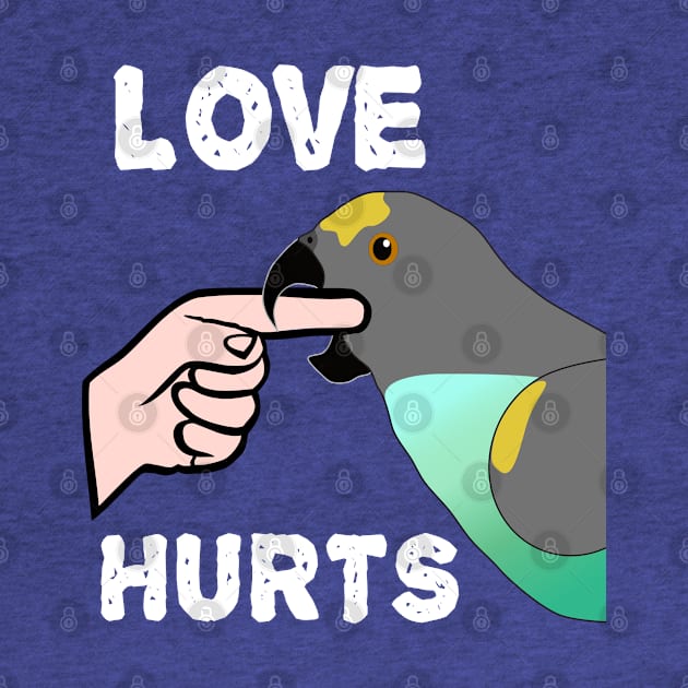 Love Hurts Meyers Parrot by Einstein Parrot